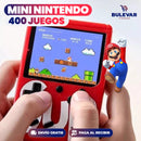 MINI CONSOLA CON 400 JUEGOS CLÁSICOS RETRO CON CONTROL