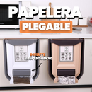 PAPELERA PLEGABLE PREMIUM⭐ CON DISPENSADOR
