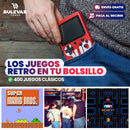 MINI CONSOLA CON 400 JUEGOS CLÁSICOS RETRO CON CONTROL