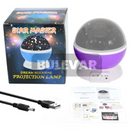 PROYECTOR DE LUZ NOCTURNA GIRATORIA DE CIELO ESTRALLADO