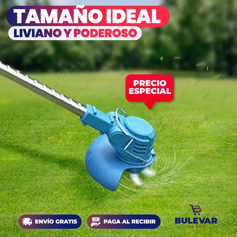 CORTADORA PODADORA DE CÉSPED RECARGABLE