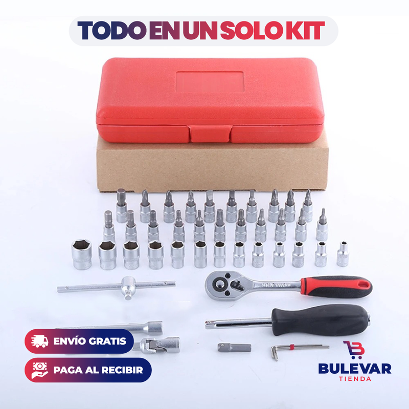 SET DE 46 PIEZAS PARA HERRAMIENTAS